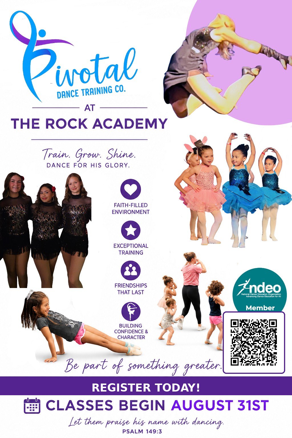Pivotal Dance Training Co. flyer